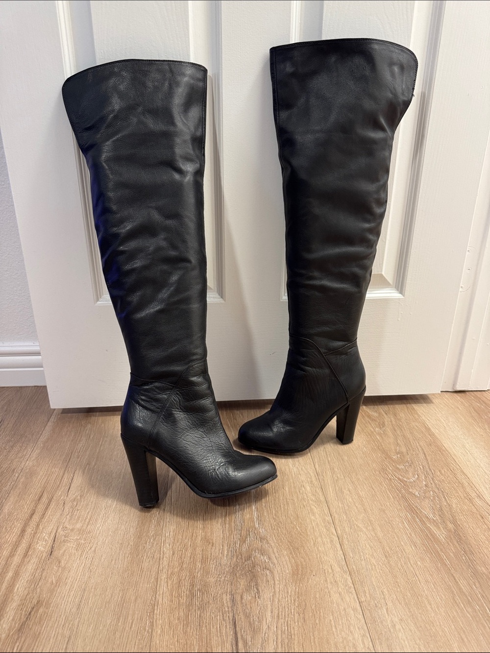 2014 Steve Madden Genuine leather knee high boots